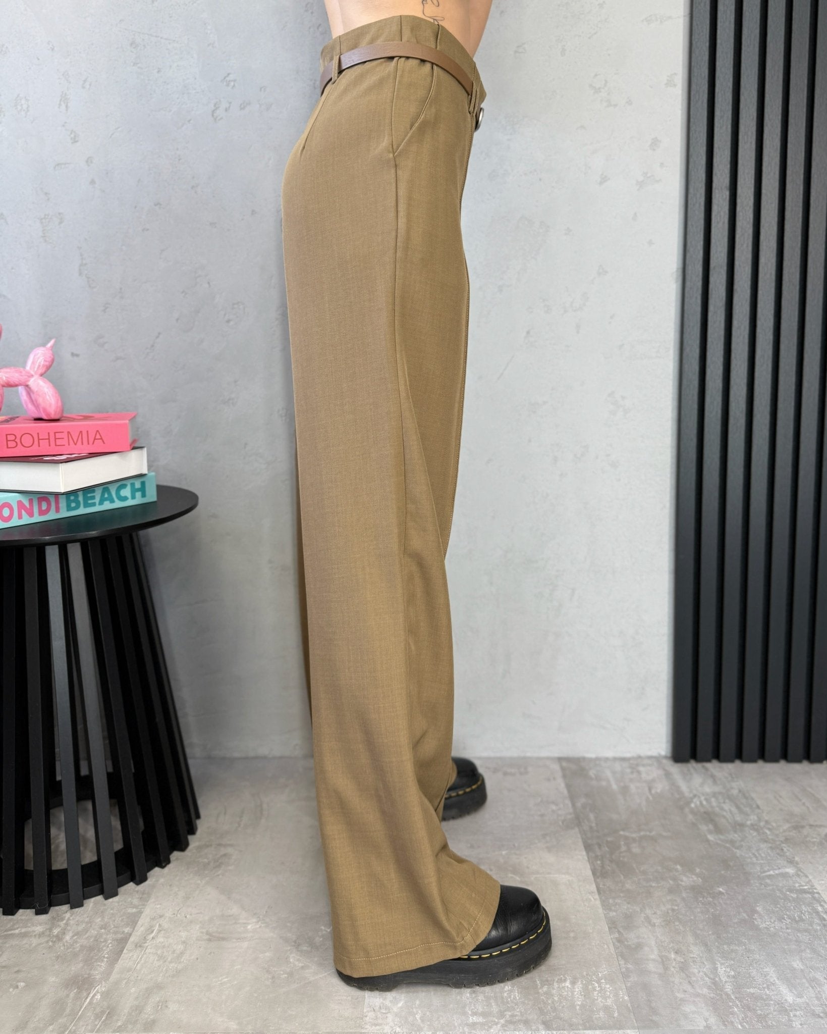 Klasikinės kelnės ‘Sand - MASIM - Plačios kelnes