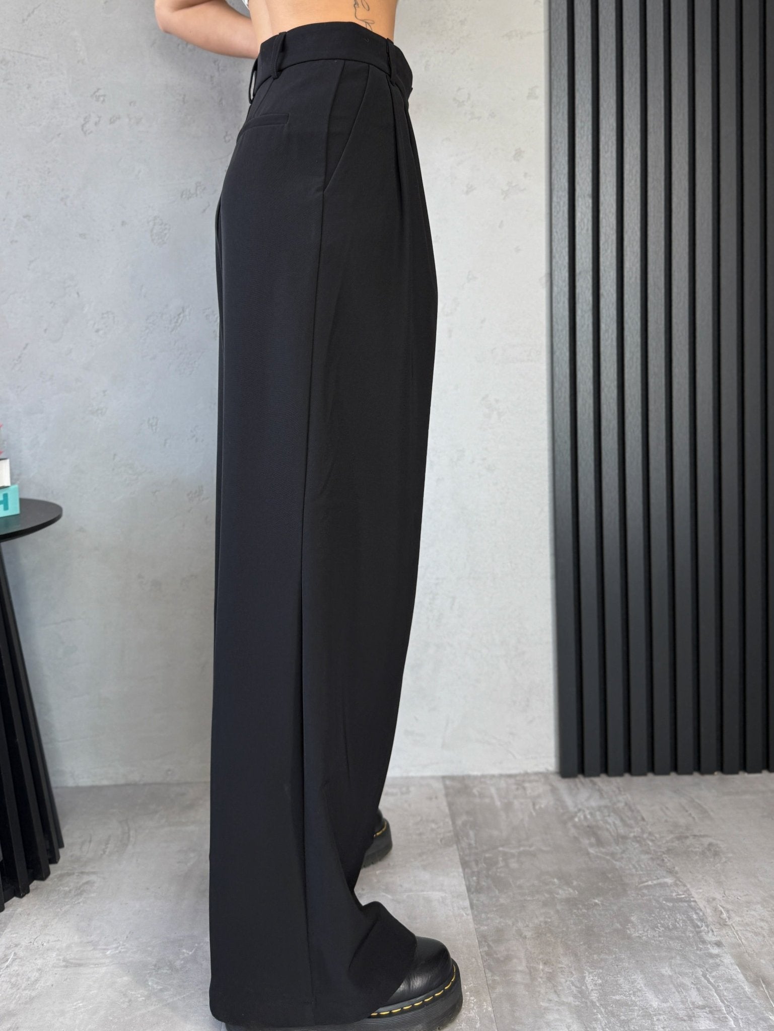 Klasikinės plačios kelnes ‘Wide black’ - MASIM - Plačios kelnes