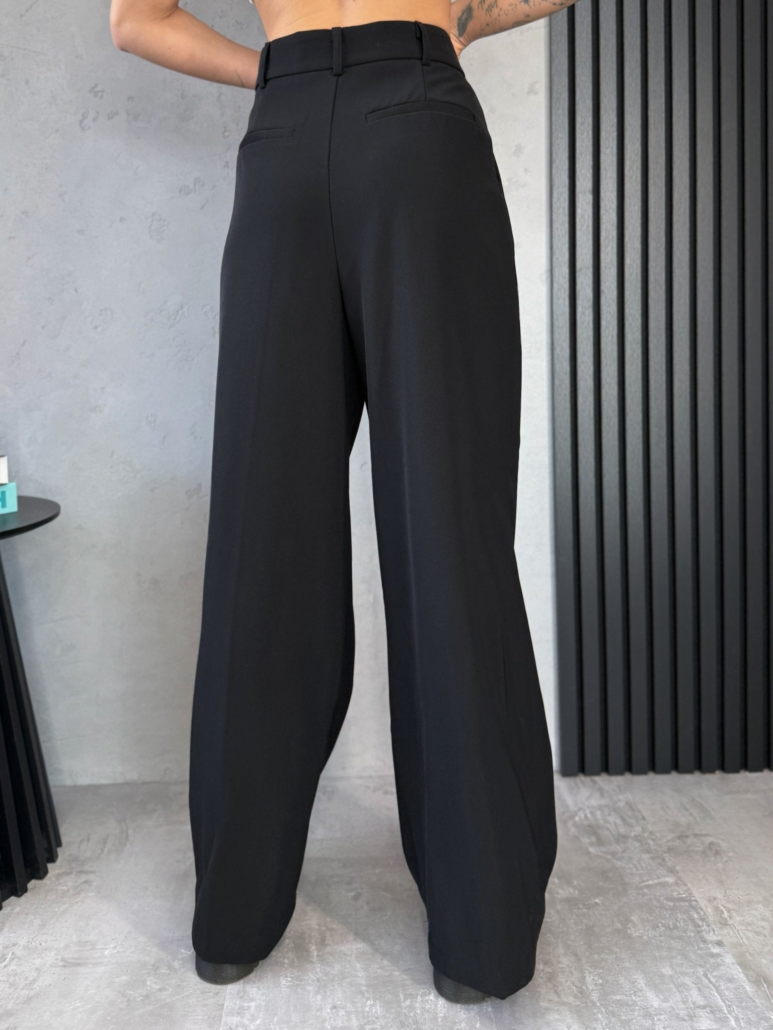 Klasikinės plačios kelnes ‘Wide black’ - MASIM - Plačios kelnes