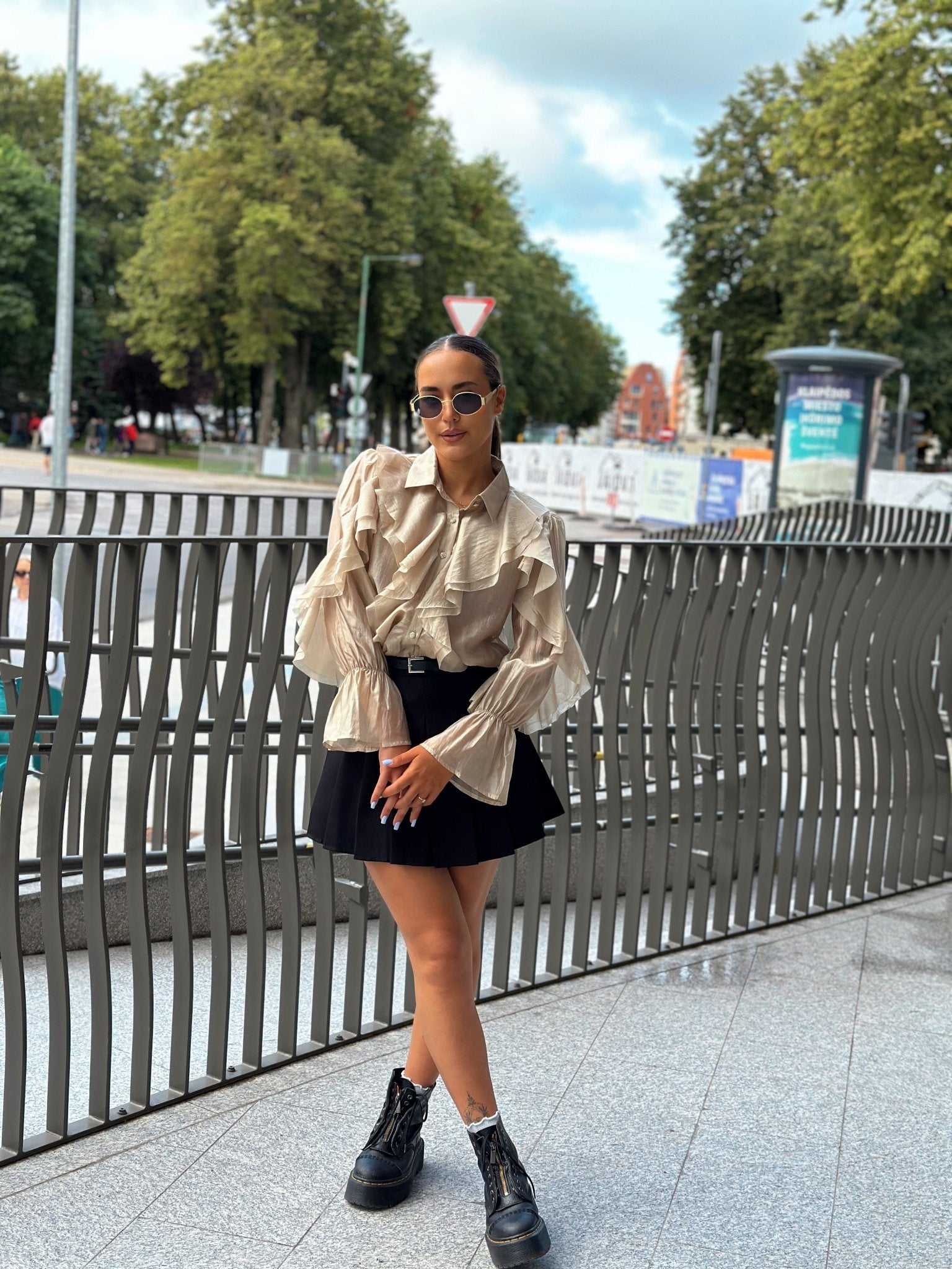 Marškiniai ‘BLNK’ - MASIM - Džinsiniai marškiniai