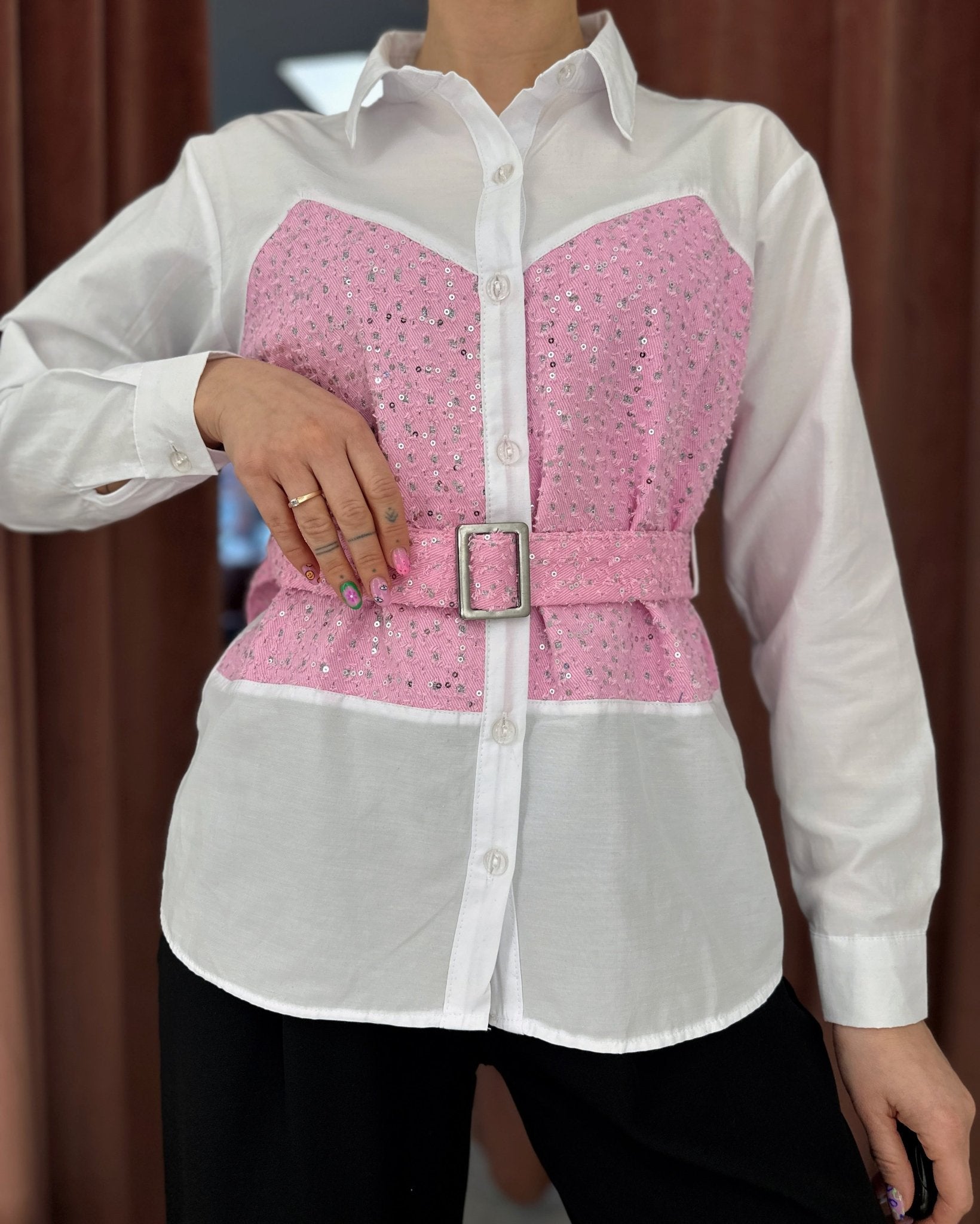 Marškiniai ‘Pink’ - MASIM - Džinsiniai marškiniai