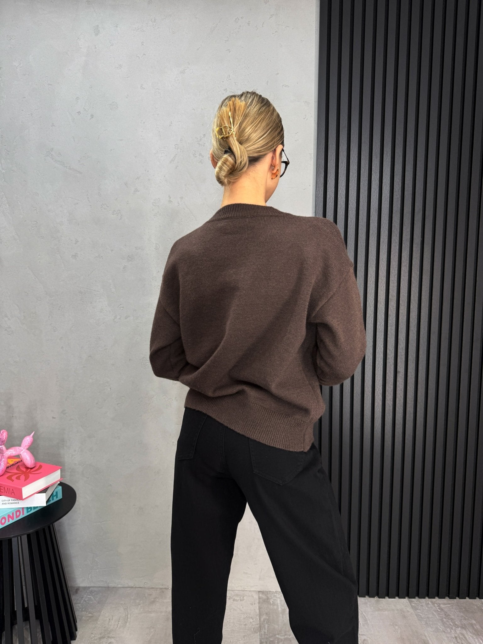 Megztinis ‘Brown teddy’ - MASIM - Palaidinės