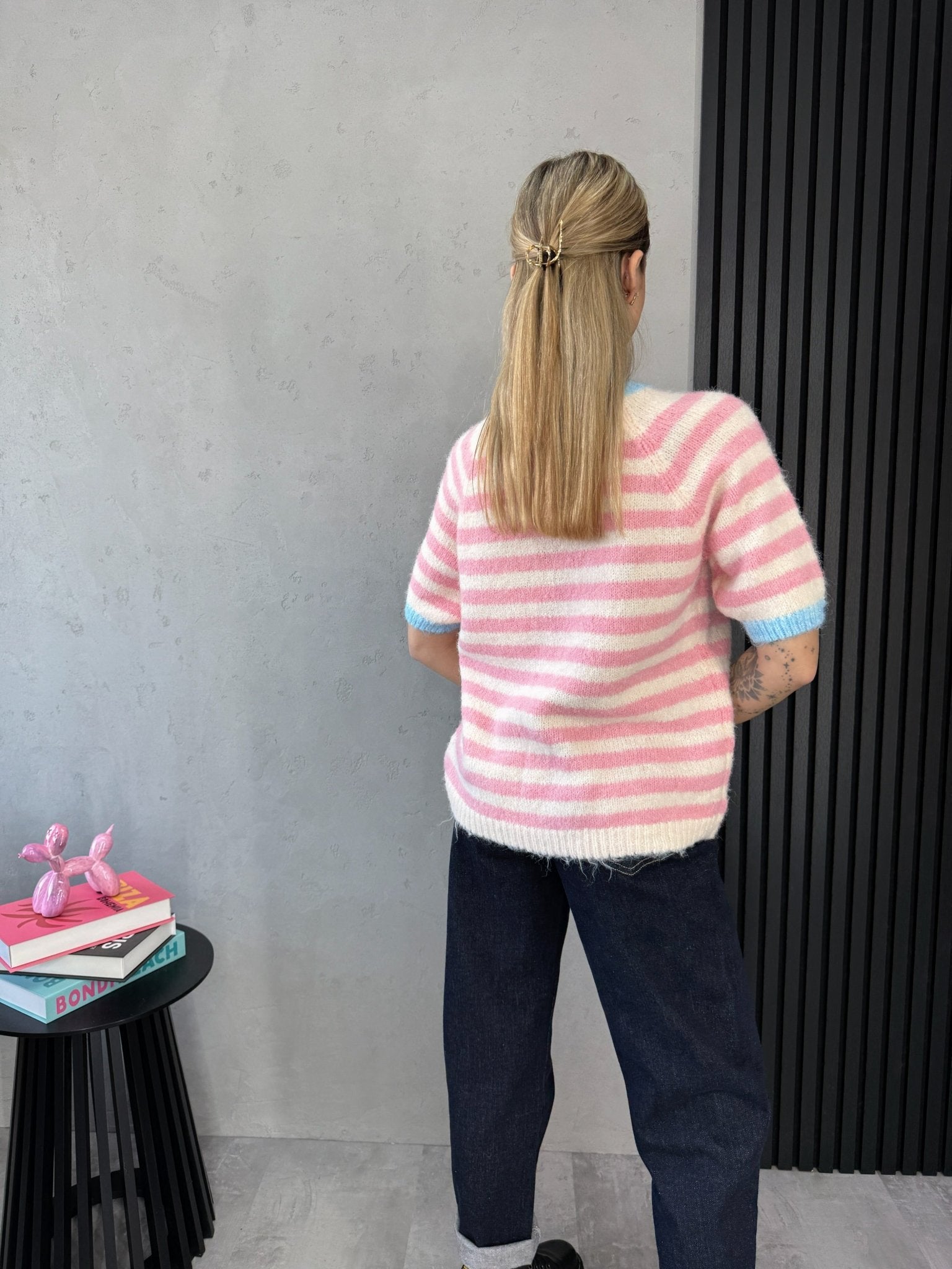 Megztinis ‘Cream rouge’ - MASIM - 