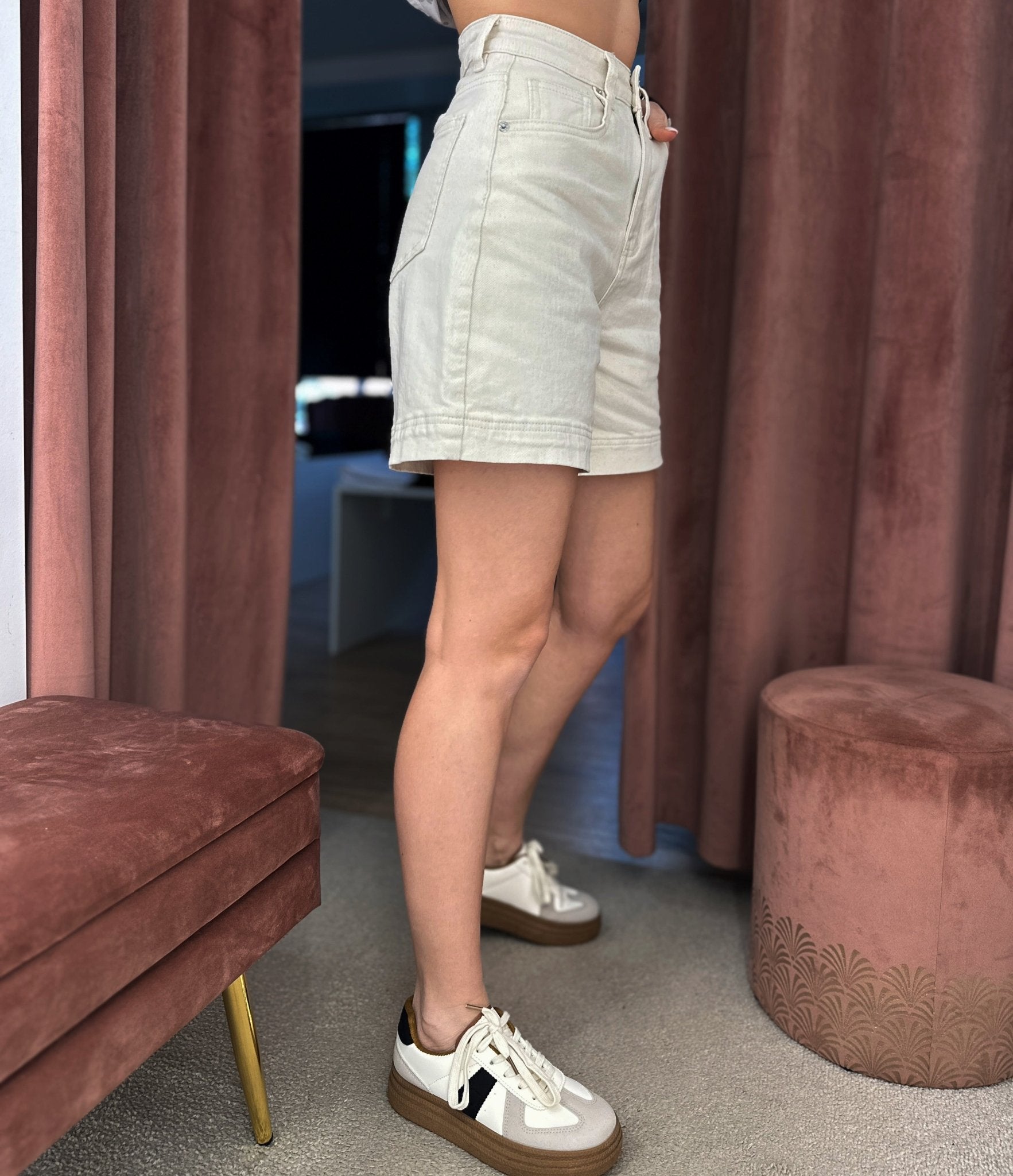Šortai ‘Beige denim short’ - MASIM - 