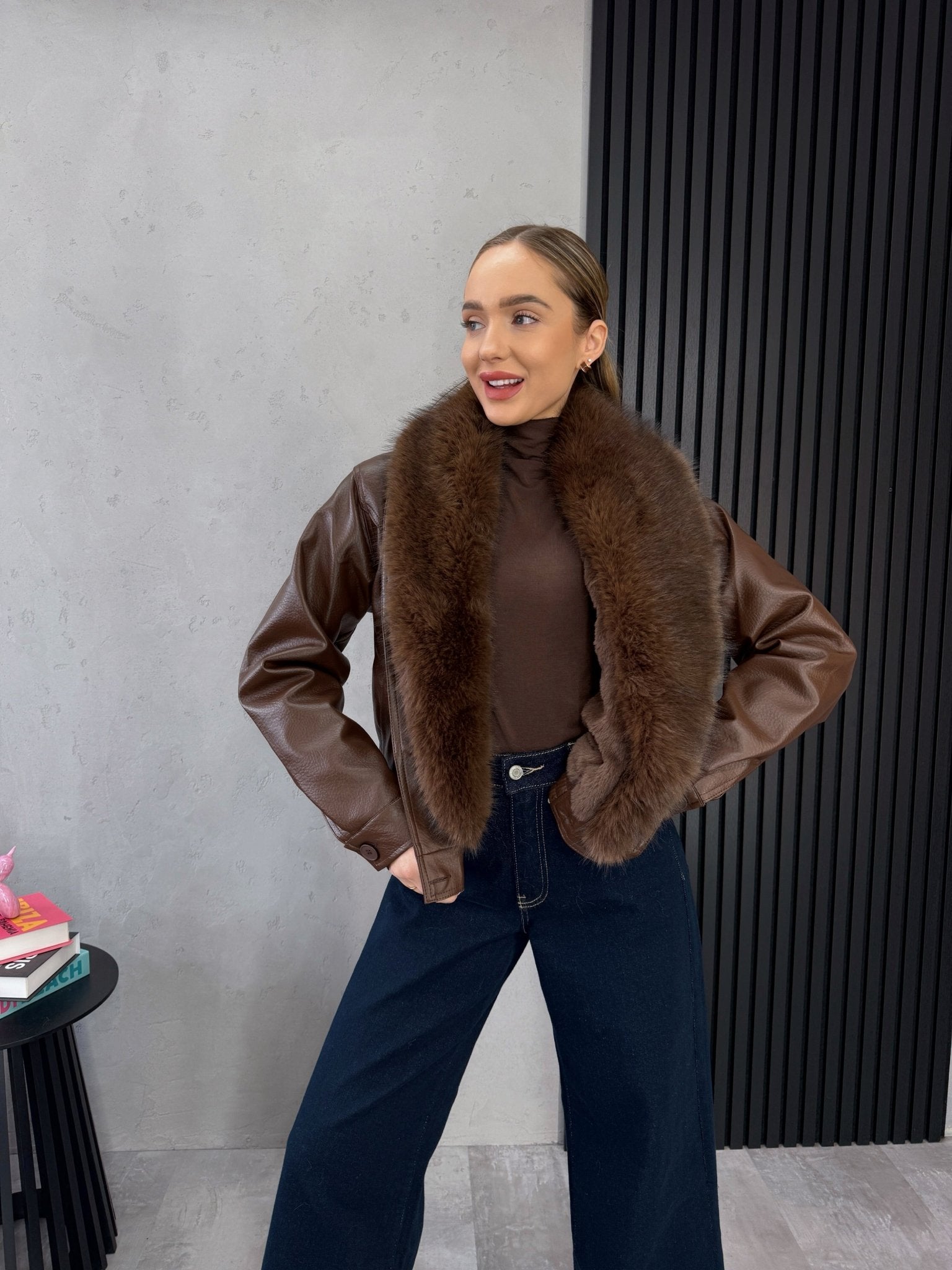 Striukė ‘Fashion’ - MASIM - Odo imitacijos striukė