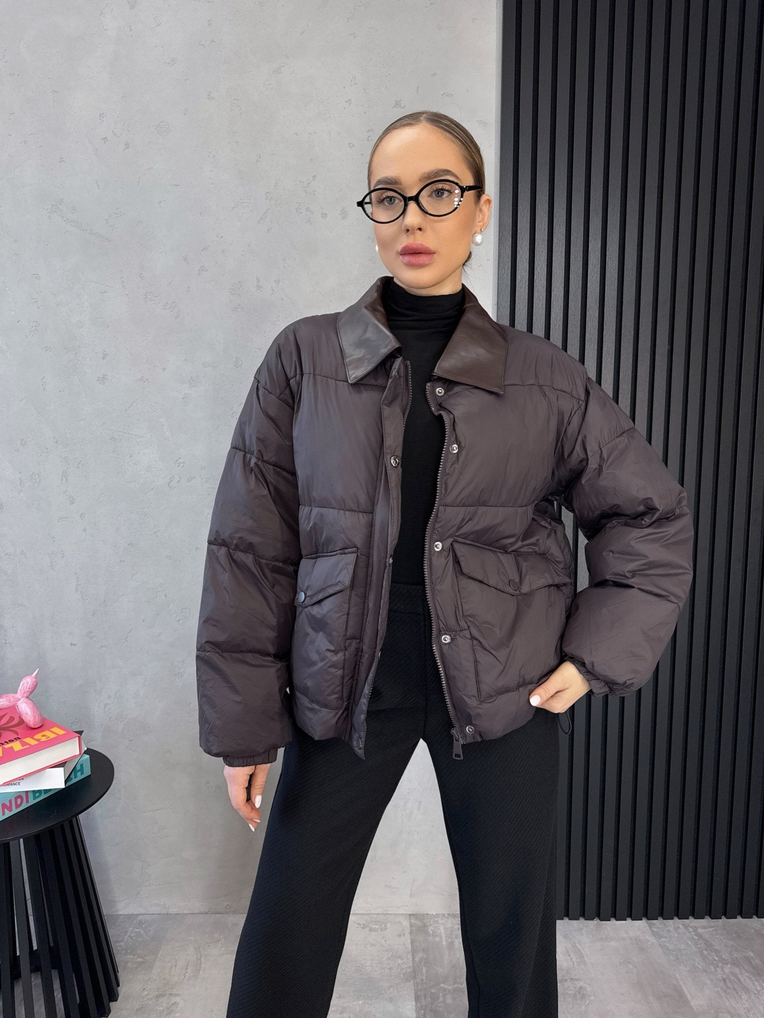 Striukė ‘Rewq’ - MASIM - Odo imitacijos striukė