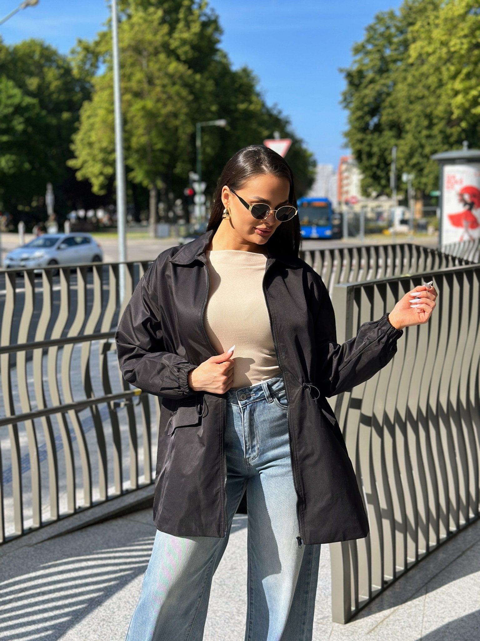 Striukė ‘Verde’ - MASIM - Odo imitacijos striukė