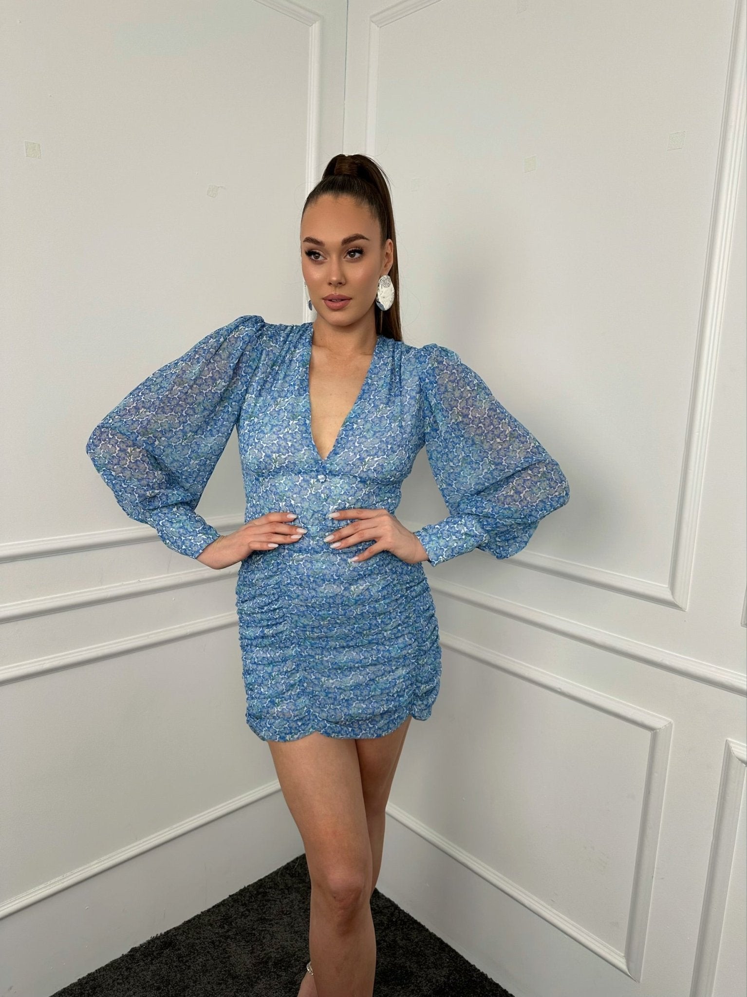 Suknelė ‘Chiffon blue’ - MASIM - 