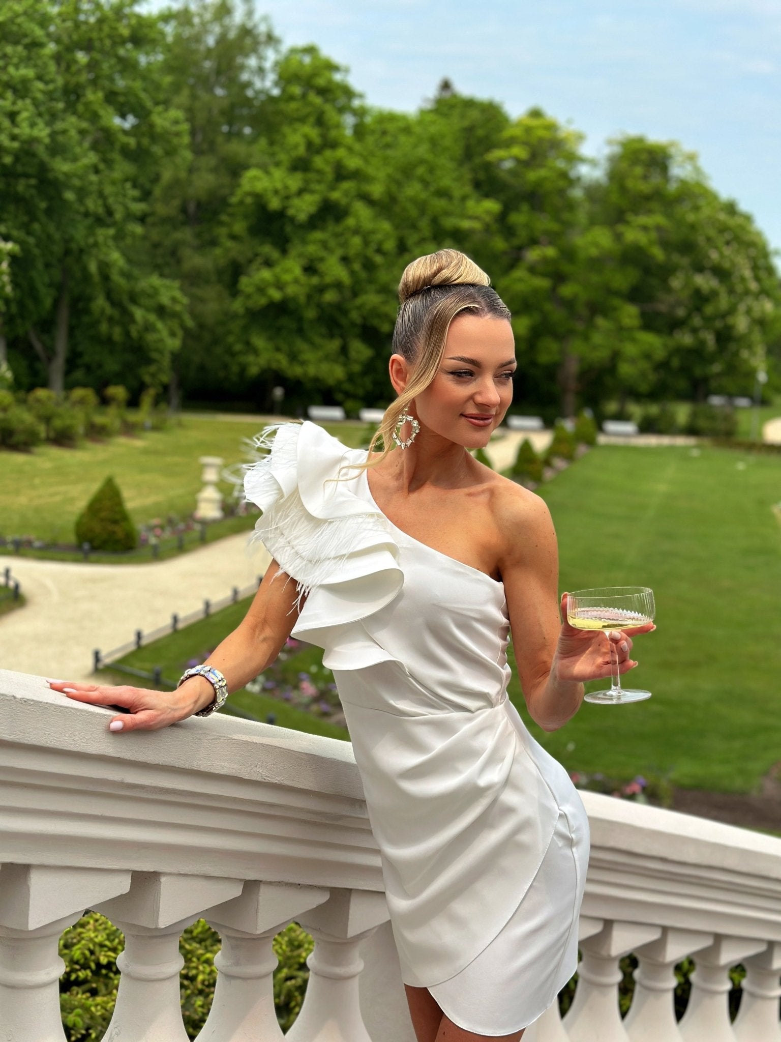 Suknelė 'White pearl' - MASIM - Proginės suknelės