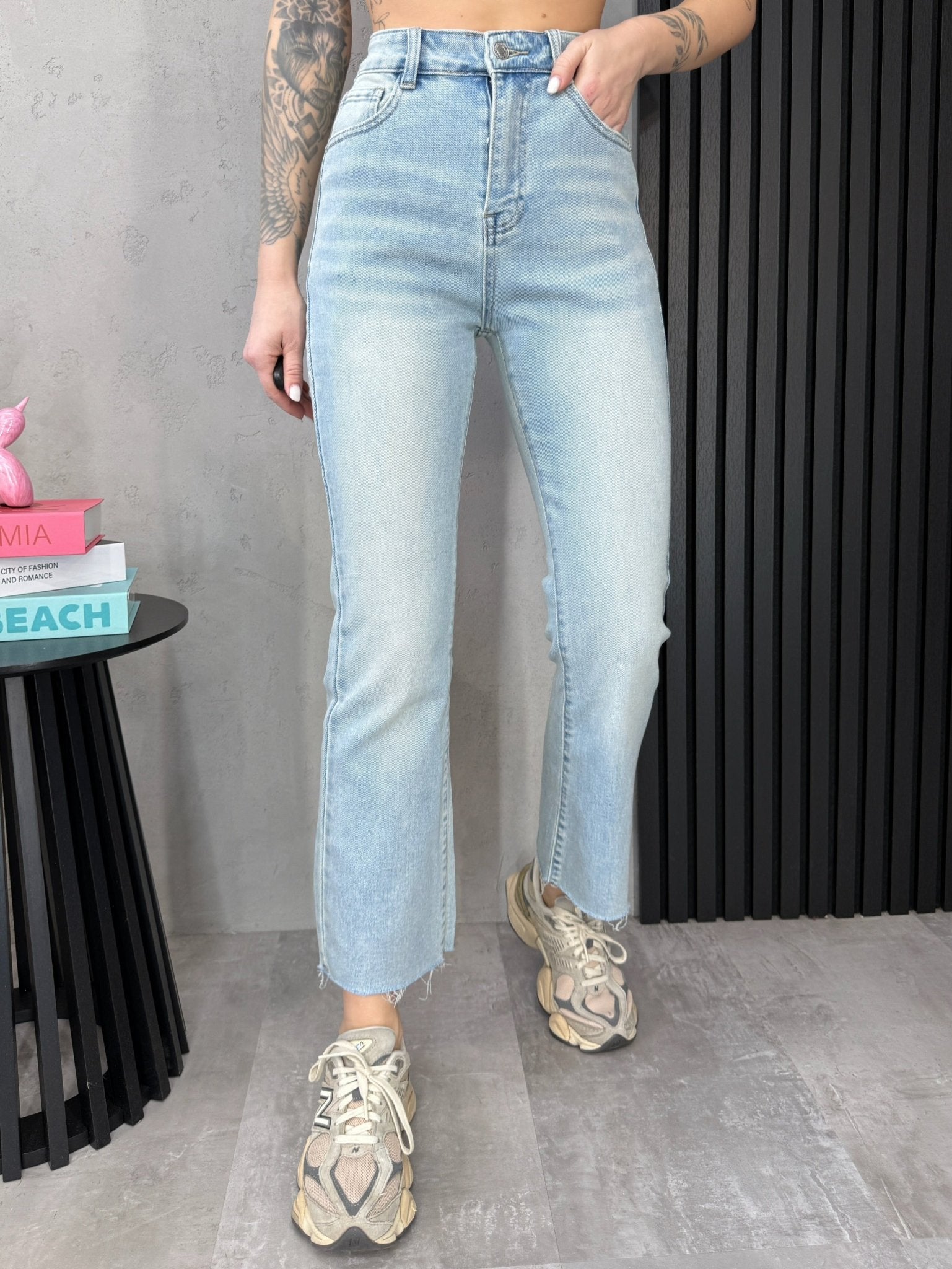 Šviesūs džinsai ‘Deraf’ - MASIM - Džinsai