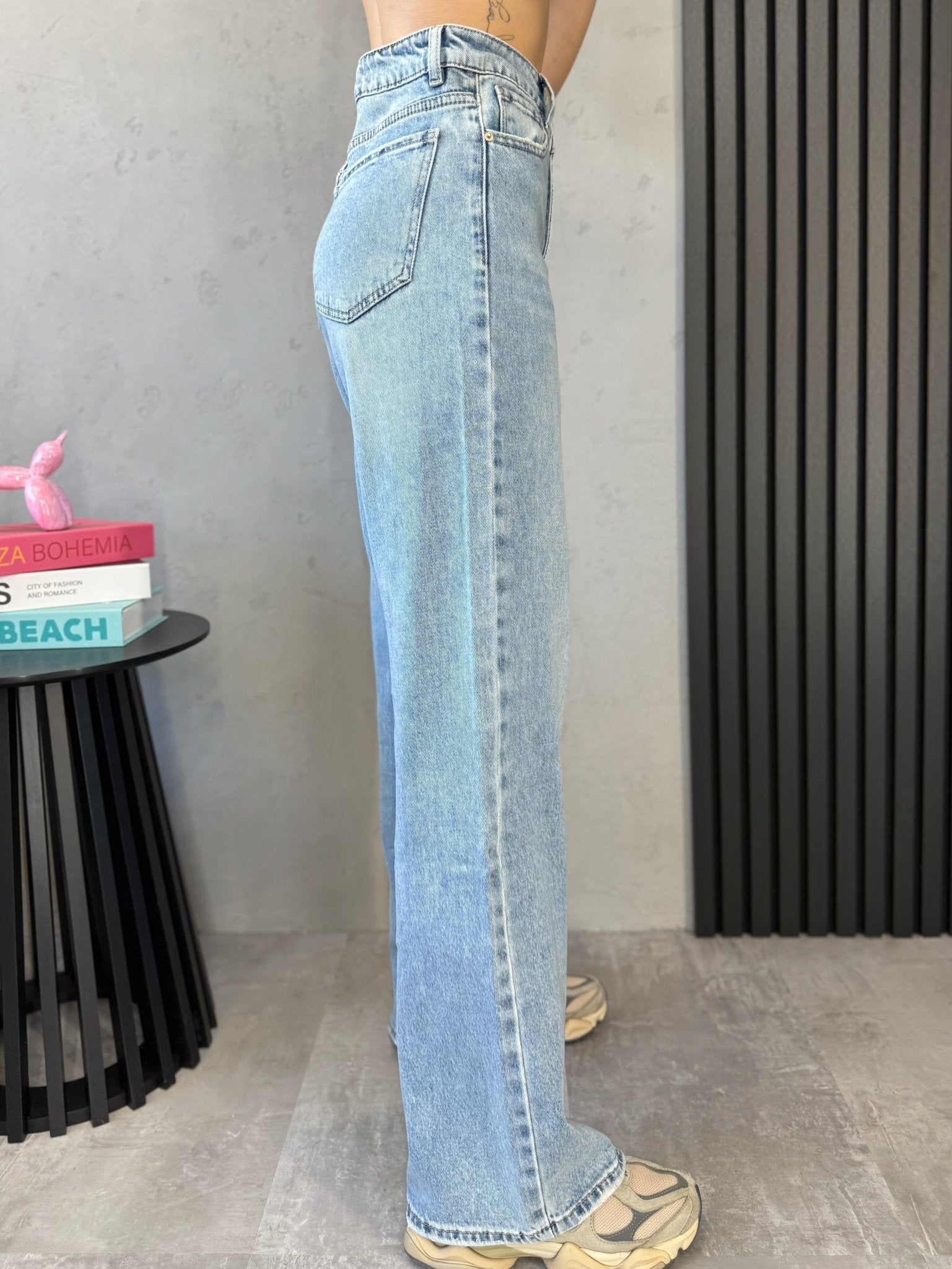 Šviesus džinsai ‘Wide leg’ - MASIM - Džinsai