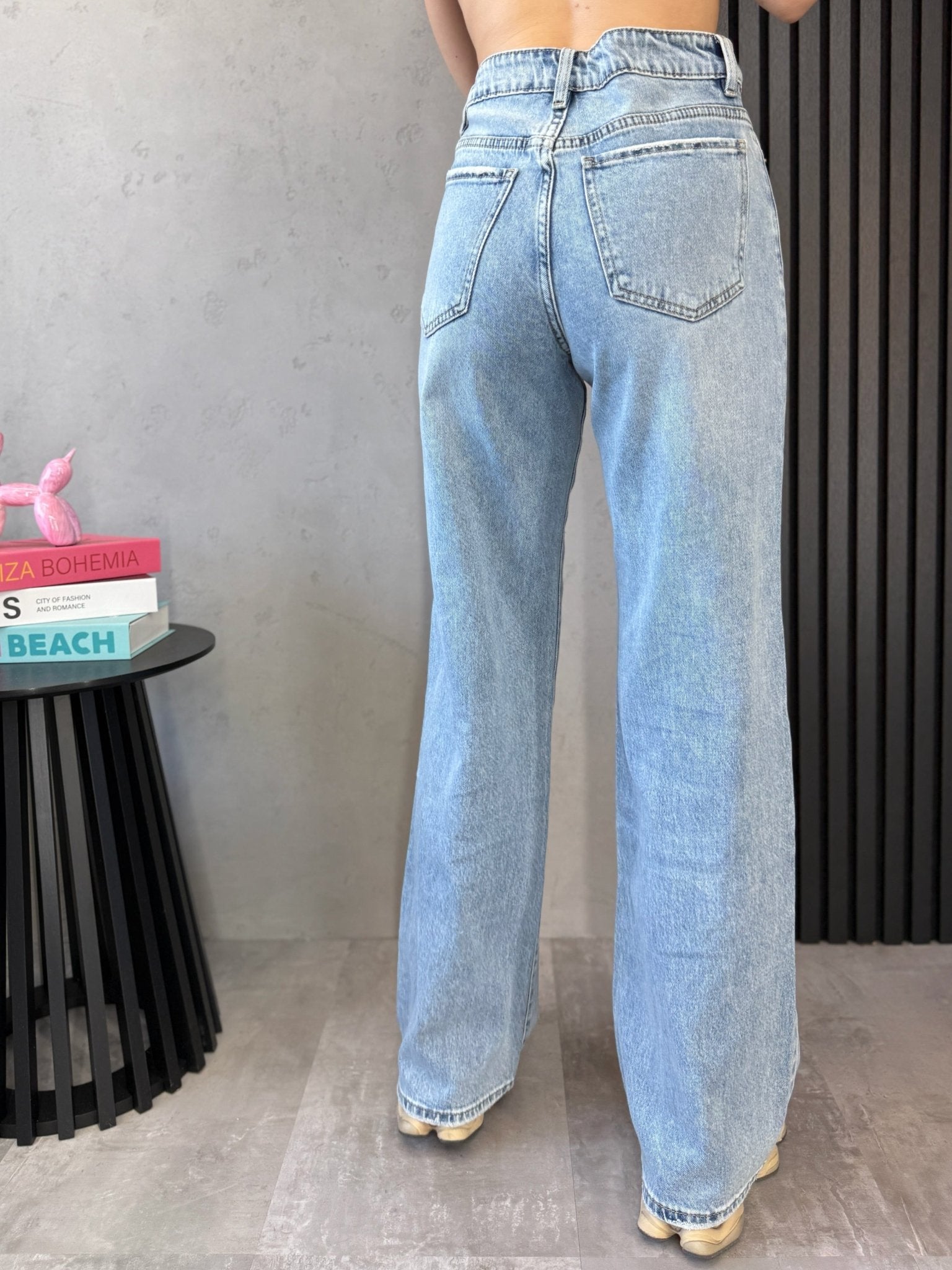 Šviesus džinsai ‘Wide leg’ - MASIM - Džinsai